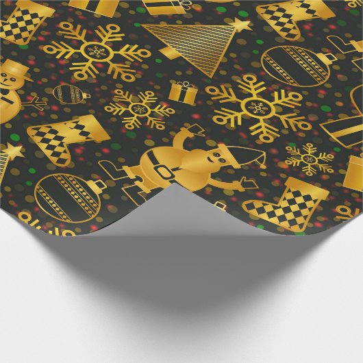 Weihnachtspapier Geschenkpapier (Ecke)