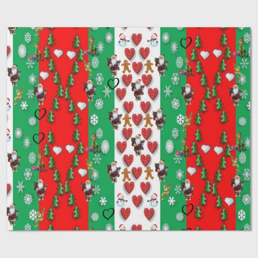 Weihnachtspapier Geschenkpapier (Flach)