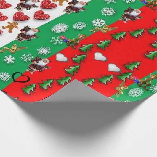 Weihnachtspapier Geschenkpapier (Ecke)