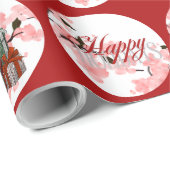 Weihnachtspapier Geschenkpapier (Rolleneckpunkt)