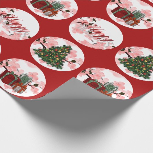 Weihnachtspapier Geschenkpapier (Ecke)