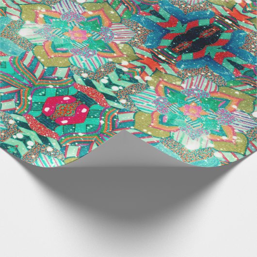 Weihnachtspapier Geschenkpapier (Ecke)