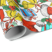 Weihnachtspapier Geschenkpapier (Rolleneckpunkt)