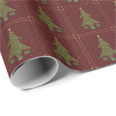 Weihnachtspapier Geschenkpapier (Rolleneckpunkt)