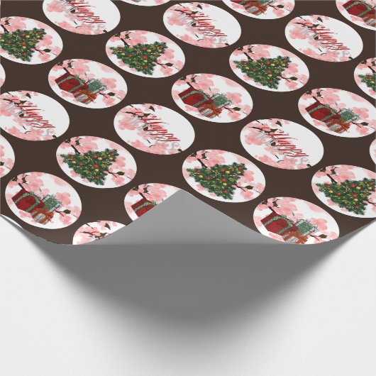 Weihnachtspapier Geschenkpapier (Ecke)