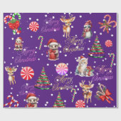 Weihnachtspapier Geschenkpapier (Flach)