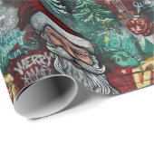 Weihnachtspapier Geschenkpapier (Rolleneckpunkt)