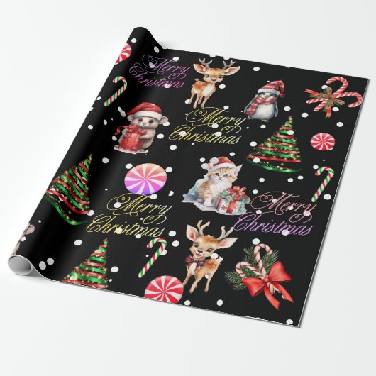 Weihnachtspapier Geschenkpapier (Ungerollt)