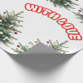 Weihnachtspapier Geschenkpapier (Ecke)