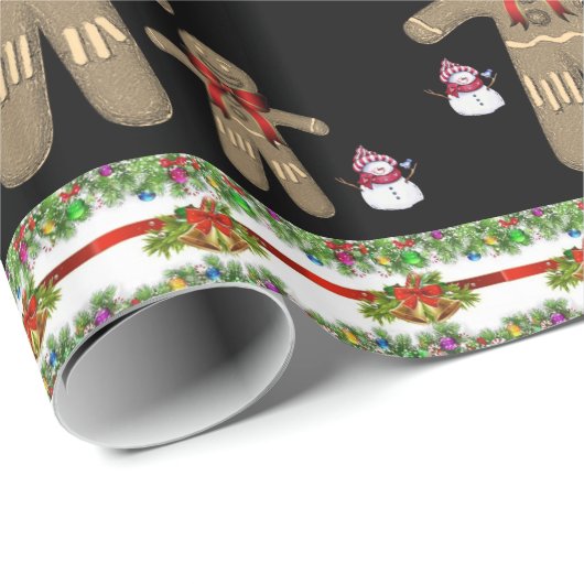 Weihnachtspapier Geschenkpapier (Rolleneckpunkt)