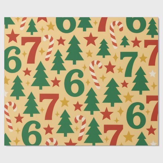Weihnachtspapier Geschenkpapier (Flach)