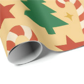 Weihnachtspapier Geschenkpapier (Rolleneckpunkt)