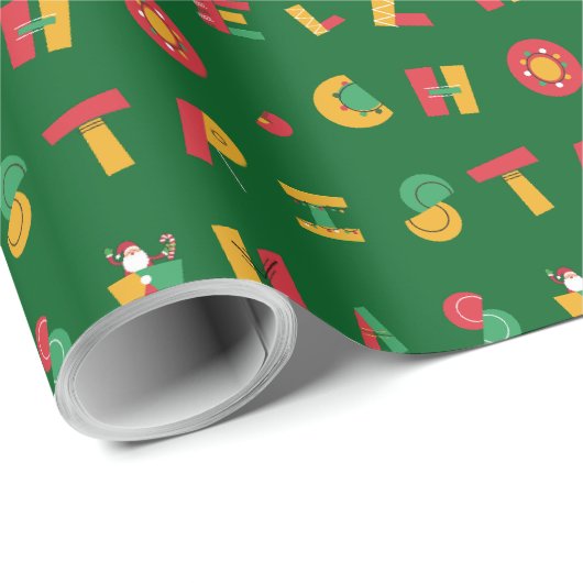 Weihnachtspapier Geschenkpapier (Rolleneckpunkt)