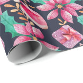 Weihnachtspapier Geschenkpapier (Rolleneckpunkt)