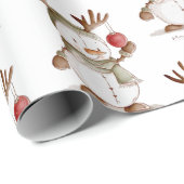 Weihnachtspapier Geschenkpapier (Rolleneckpunkt)