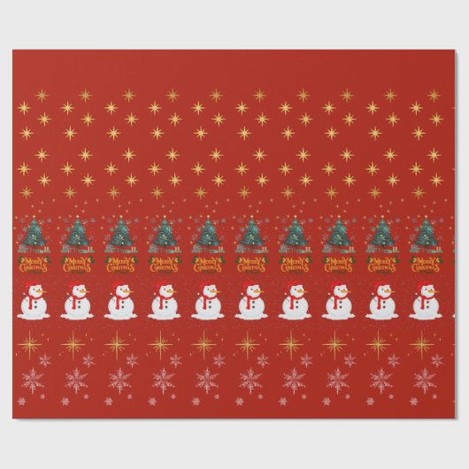 Weihnachtspapier Geschenkpapier (Flach)