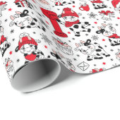 Weihnachtspapier Geschenkpapier (Rolleneckpunkt)