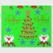 Weihnachtspapier Geschenkpapier (Flach)