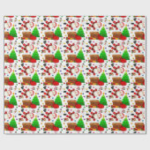 Weihnachtspapier Geschenkpapier (Flach)