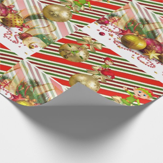 Weihnachtspapier Geschenkpapier (Ecke)