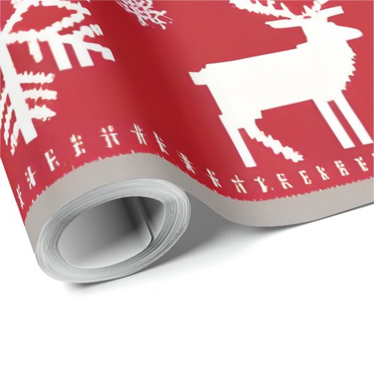 Weihnachtspapier Geschenkpapier (Rolleneckpunkt)