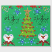 Weihnachtspapier Geschenkpapier (Flach)