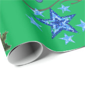 Weihnachtspapier Geschenkpapier (Rolleneckpunkt)