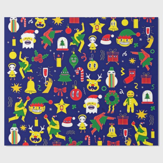 Weihnachtspapier Geschenkpapier (Flach)