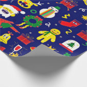 Weihnachtspapier Geschenkpapier (Ecke)