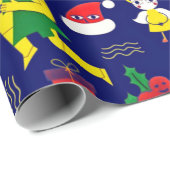 Weihnachtspapier Geschenkpapier (Rolleneckpunkt)