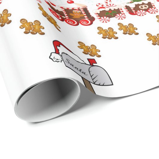 Weihnachtspapier Geschenkpapier (Rolleneckpunkt)