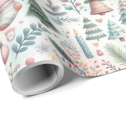 Weihnachtspapier Geschenkpapier (Rolleneckpunkt)