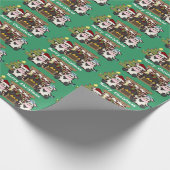 Weihnachtspapier Geschenkpapier (Ecke)