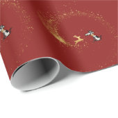 Weihnachtspapier Geschenkpapier (Rolleneckpunkt)