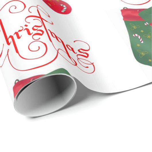 Weihnachtspapier Geschenkpapier (Rolleneckpunkt)