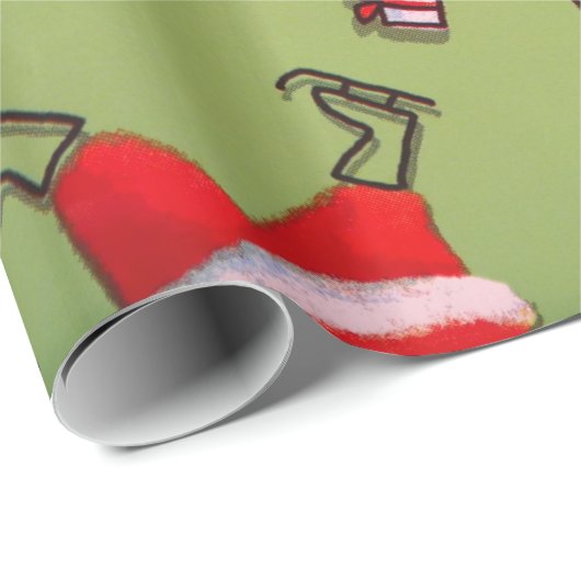 Weihnachtspapier Geschenkpapier (Rolleneckpunkt)