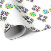 Weihnachtspapier Geschenkpapier (Rolleneckpunkt)