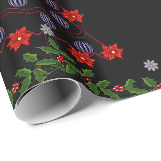 Weihnachtspapier Geschenkpapier (Rolleneckpunkt)