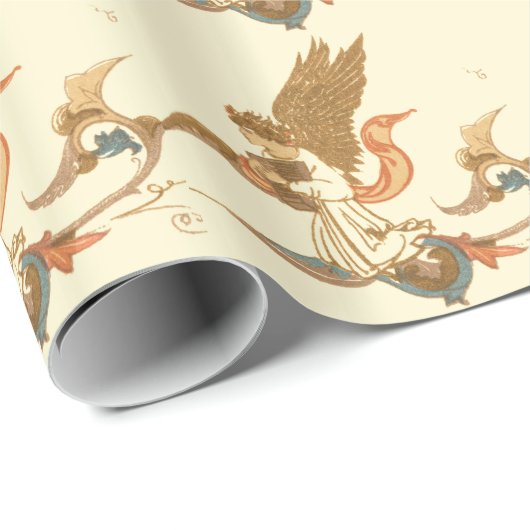 Weihnachtspapier Geschenkpapier (Rolleneckpunkt)