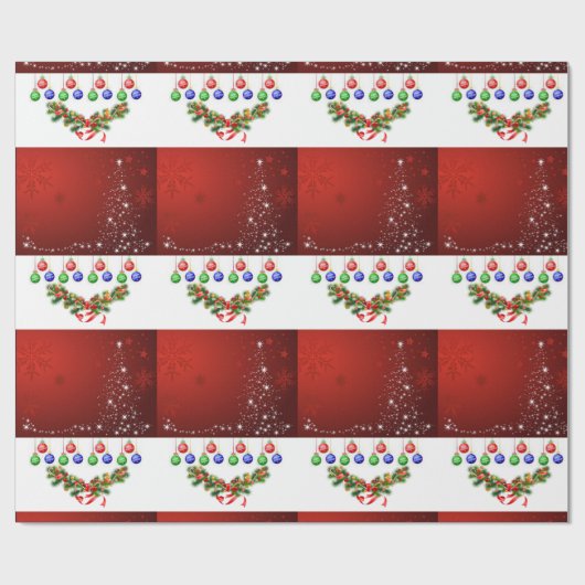 Weihnachtspapier Geschenkpapier (Flach)