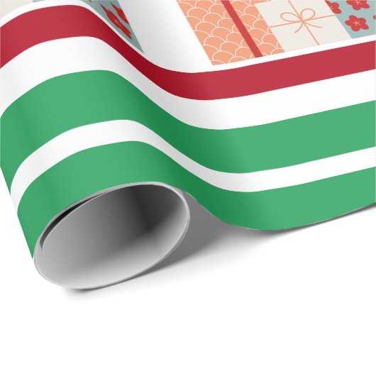 Weihnachtspapier Geschenkpapier (Rolleneckpunkt)