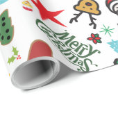 Weihnachtspapier Geschenkpapier (Rolleneckpunkt)
