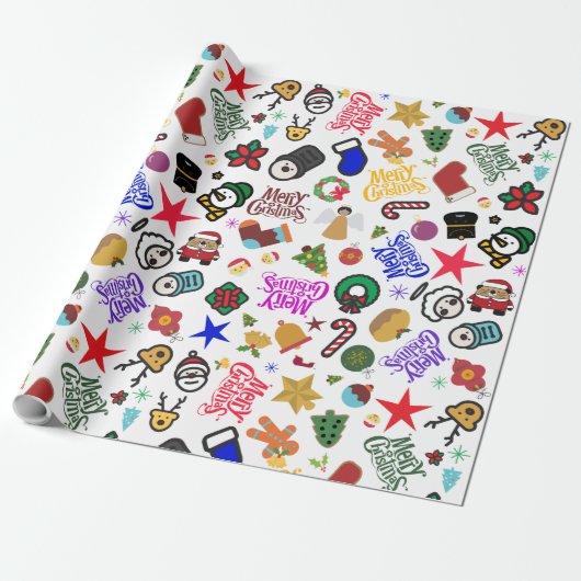Weihnachtspapier Geschenkpapier (Ungerollt)