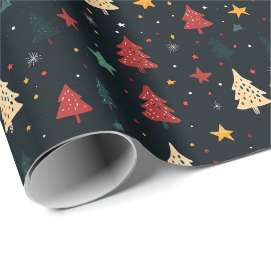 Weihnachtspapier Geschenkpapier (Rolleneckpunkt)