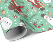 Weihnachtspapier Geschenkpapier (Rolleneckpunkt)