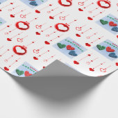 Weihnachtspapier Geschenkpapier (Ecke)