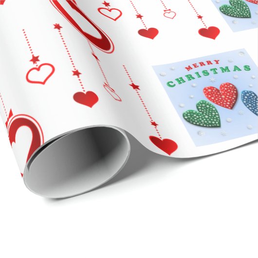 Weihnachtspapier Geschenkpapier (Rolleneckpunkt)