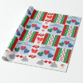 Weihnachtspapier Geschenkpapier (Ungerollt)