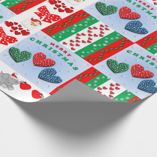 Weihnachtspapier Geschenkpapier (Ecke)