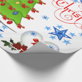 Weihnachtspapier Geschenkpapier (Ecke)